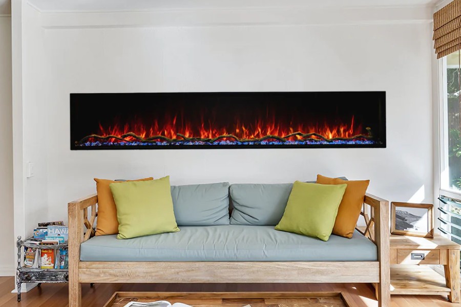 Modern Flames 96-inch Landscape Pro Slim Electric Fireplace