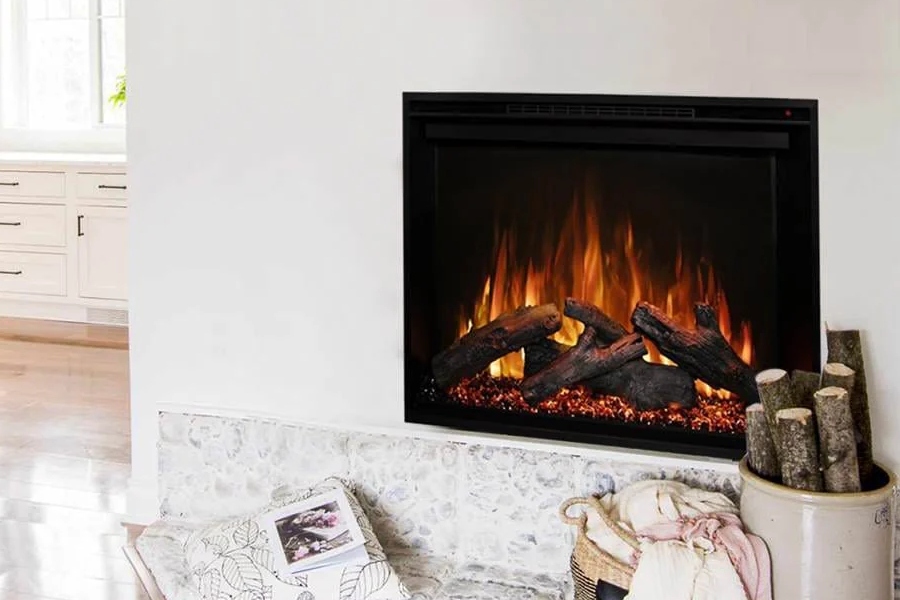 Modern Flames 54-inch Redstone Built-In Electric Fireplace